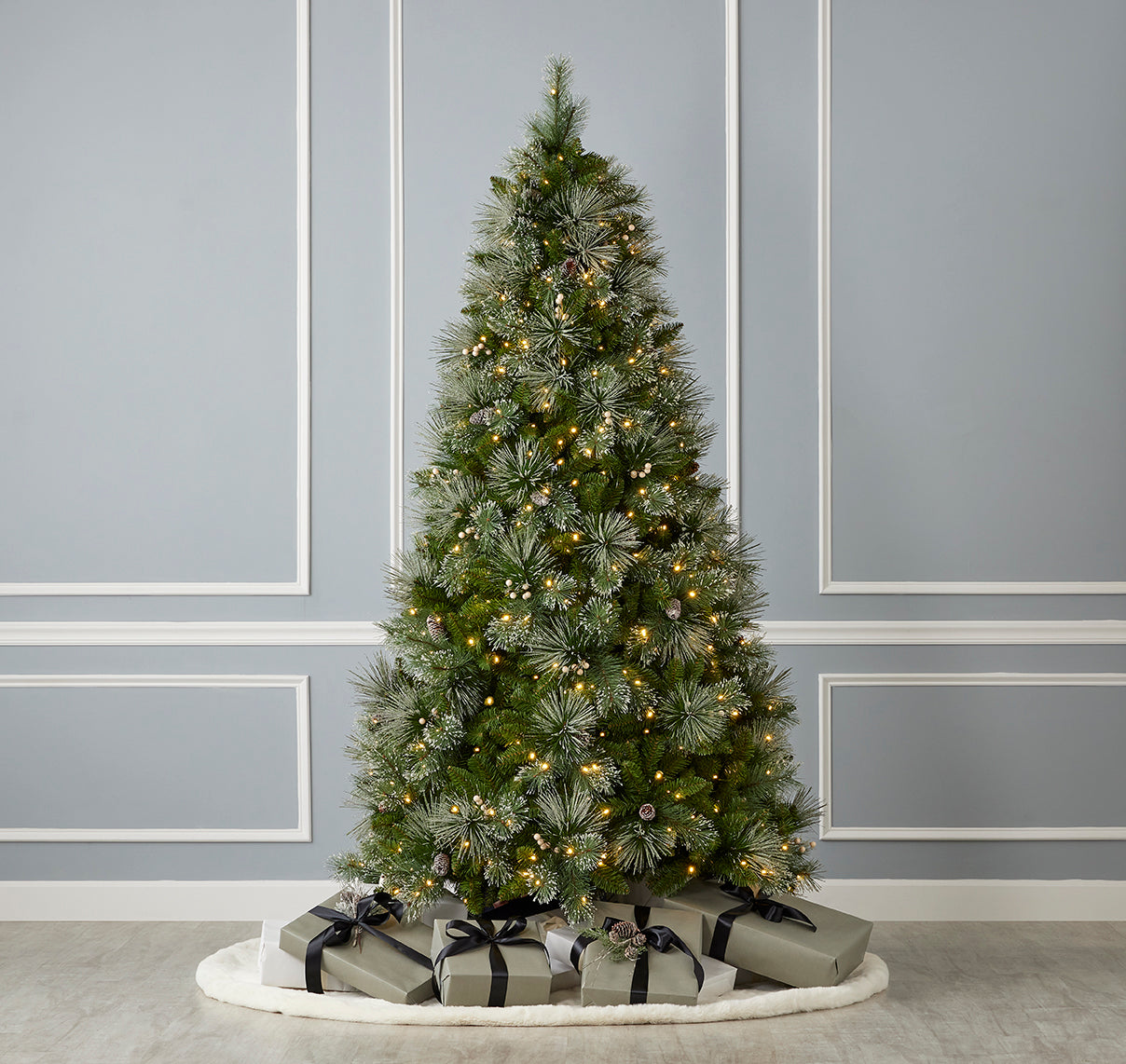 White and Glistening Christmas Tree
