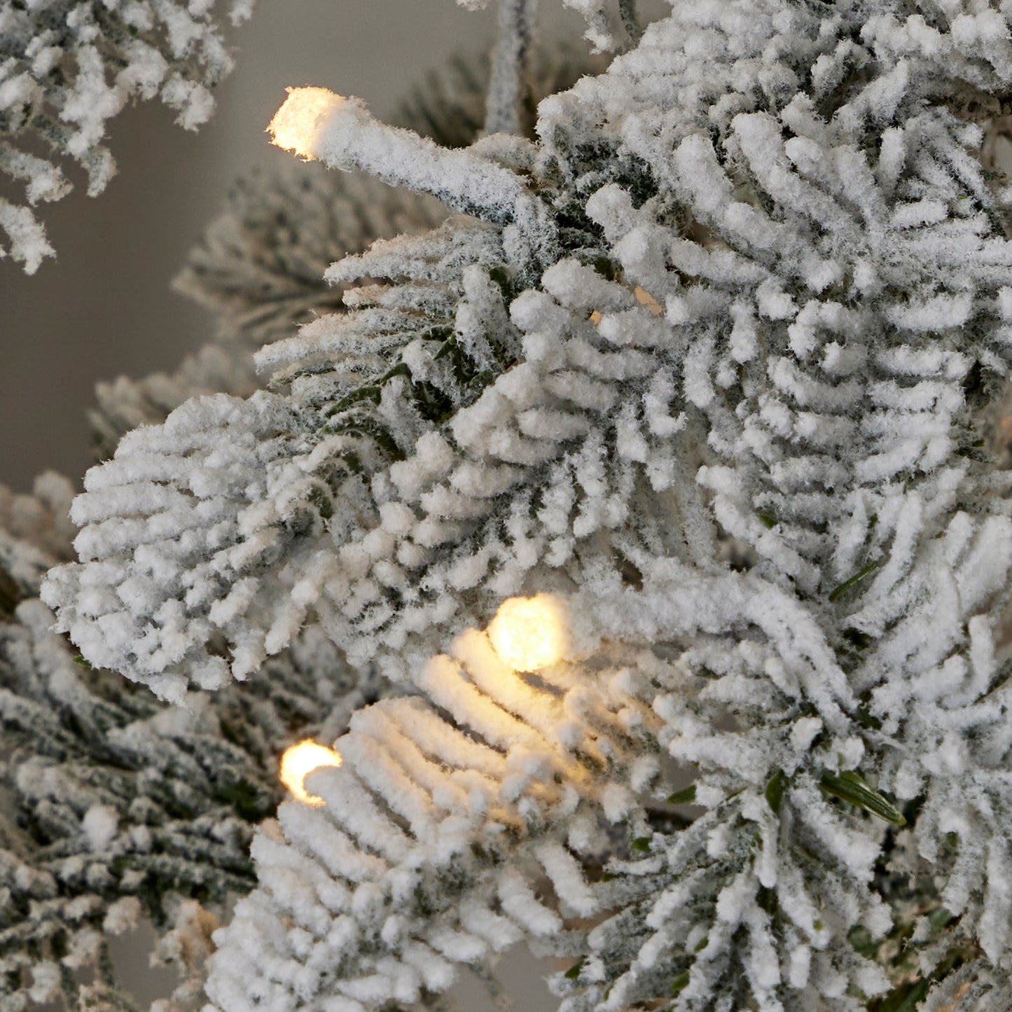 Jackson Flocked Artificial Pre-Lit Pine Tree