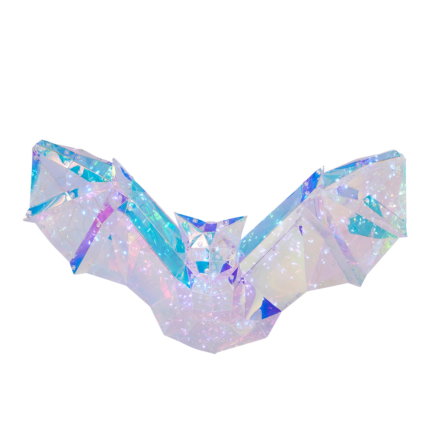 Prismatic Iridescent Phantom Bat 20", LED lights