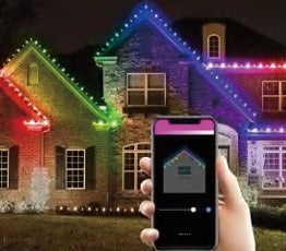 Vivvi App-Based Color-Changing, C9 Smooth Lights, 32 ft. long String