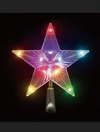 Vivvi App-Based Customizable, Color-Changing 7" Christmas Star Tree Topper