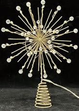 Vivvi App-Based Customizable, Color-Changing 8" Christmas StarBurst Tree Topper