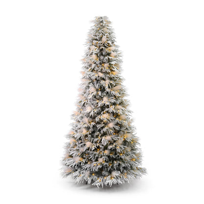 Pine and Pampas Tree with Warm White LED Lights