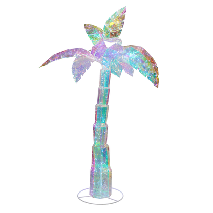 Prismatic Iridescent 75" Palm Tree