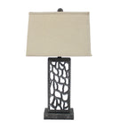 Silver Metal Mini Grotto Table Lamp