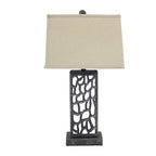 Silver Metal Mini Grotto Table Lamp