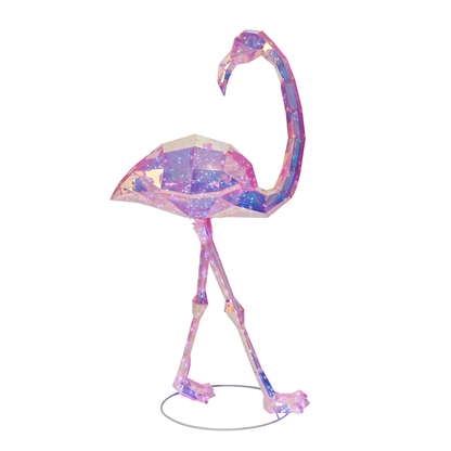 Prismatic Iridescent 36" Flamingo II