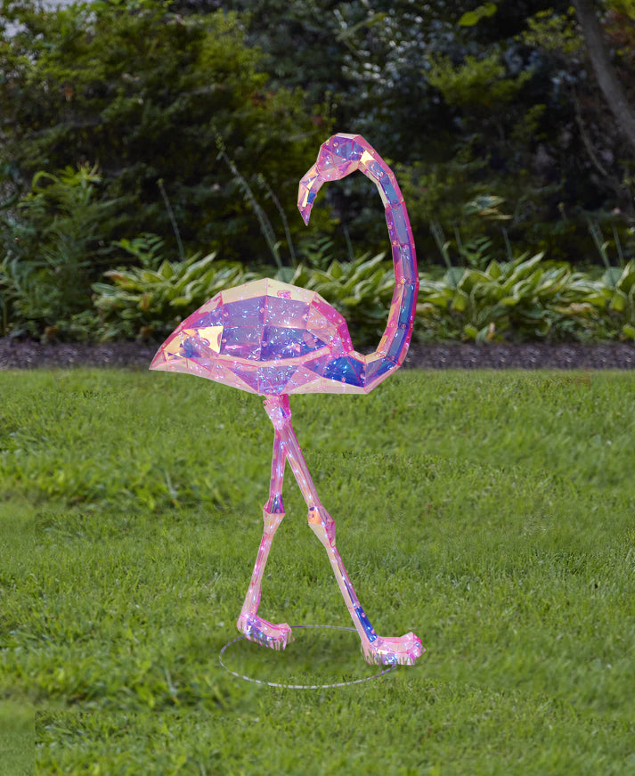 Prismatic Iridescent 36" Flamingo - Margarita
