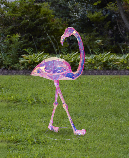 Prismatic Iridescent 36" Flamingo II