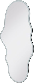 Full Length Wall Mounted Mirror 47x23 Frameless White