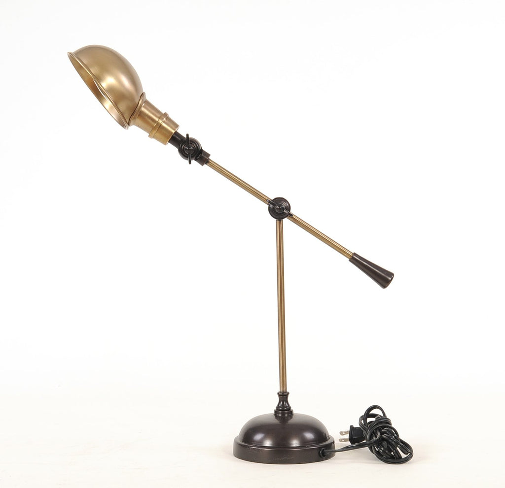 Brass Finish Lamp 5.5" x 2" x 20"