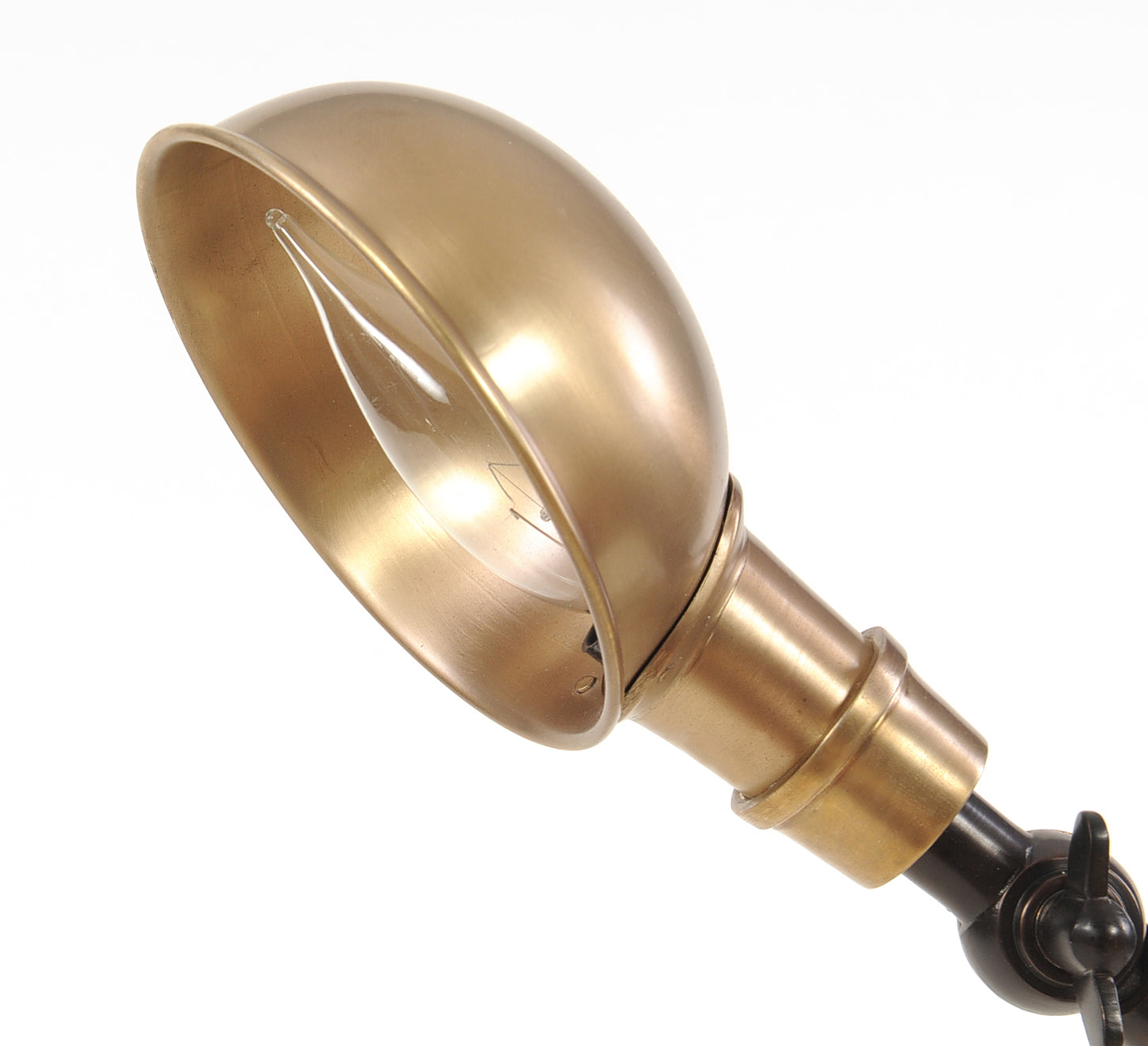 Brass Finish Lamp 5.5" x 2" x 20"