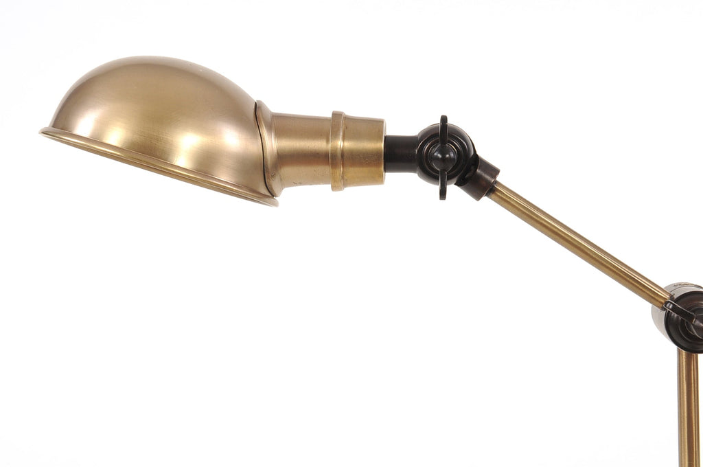 Brass Finish Lamp 5.5" x 2" x 20"