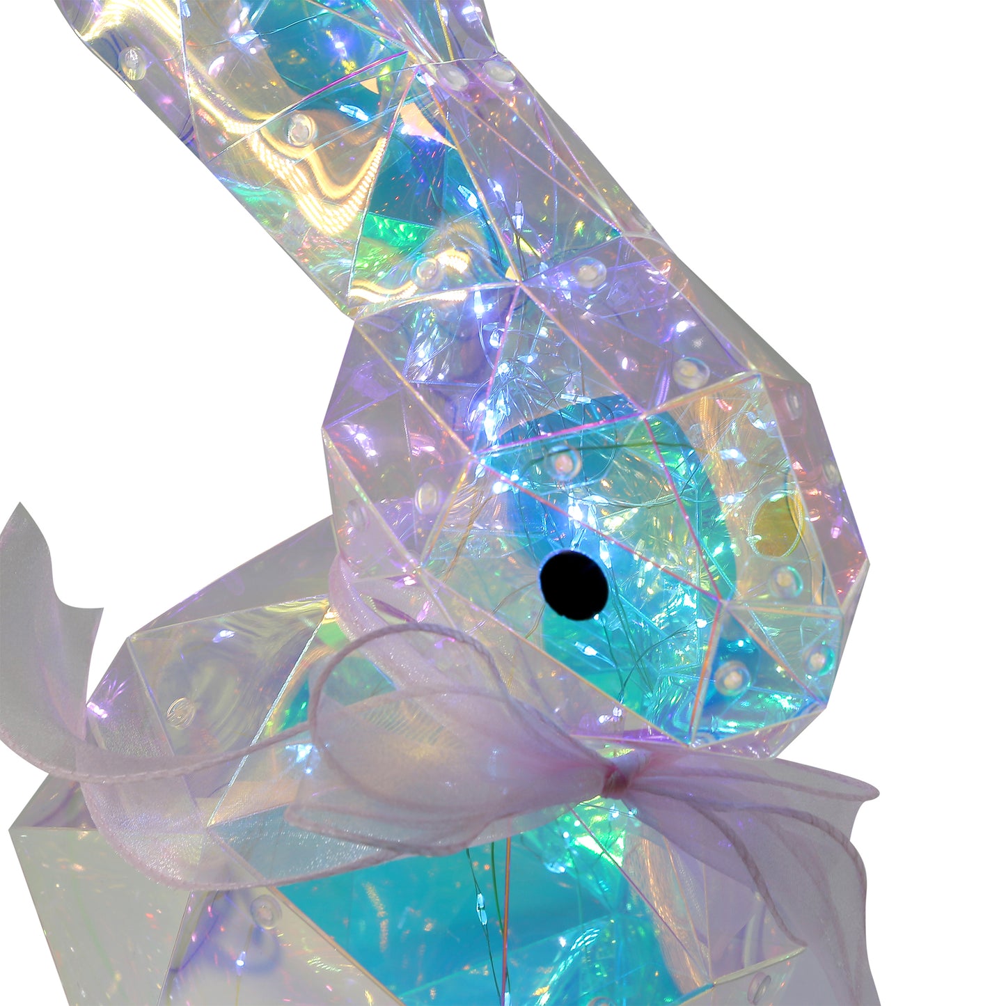 Prismatic Iridescent Bunny - Nibbles 8in