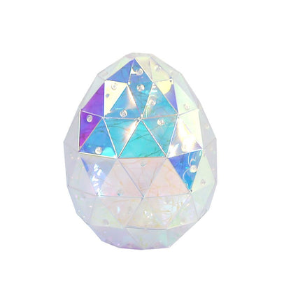 Prismatic Iridescent Egg 8in