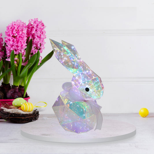 Prismatic Iridescent Bunny - Nibbles 8in