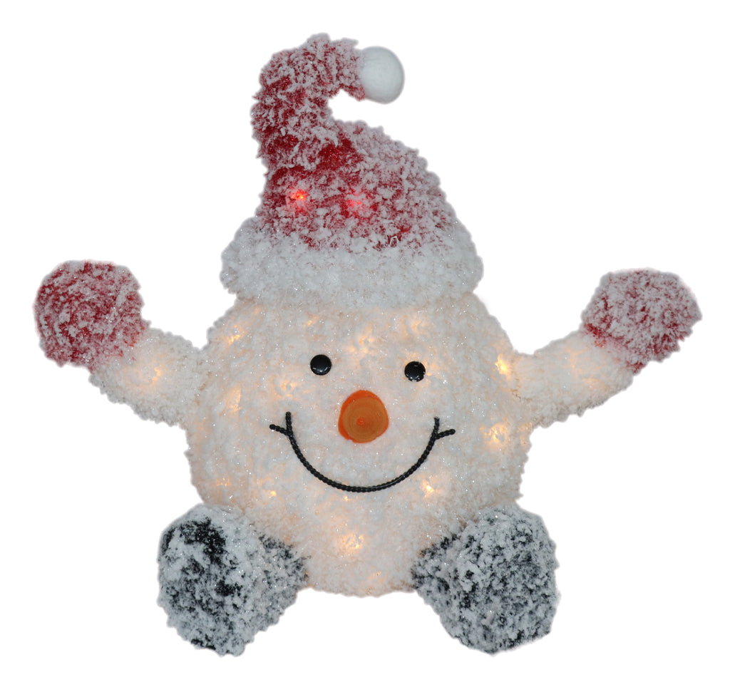 Snowbaby with Santa Hat Pre-Lit