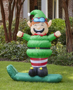 Elf on Snowboard 60in