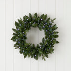 Bluffton 24" Wreath with RGB Lights and Remote