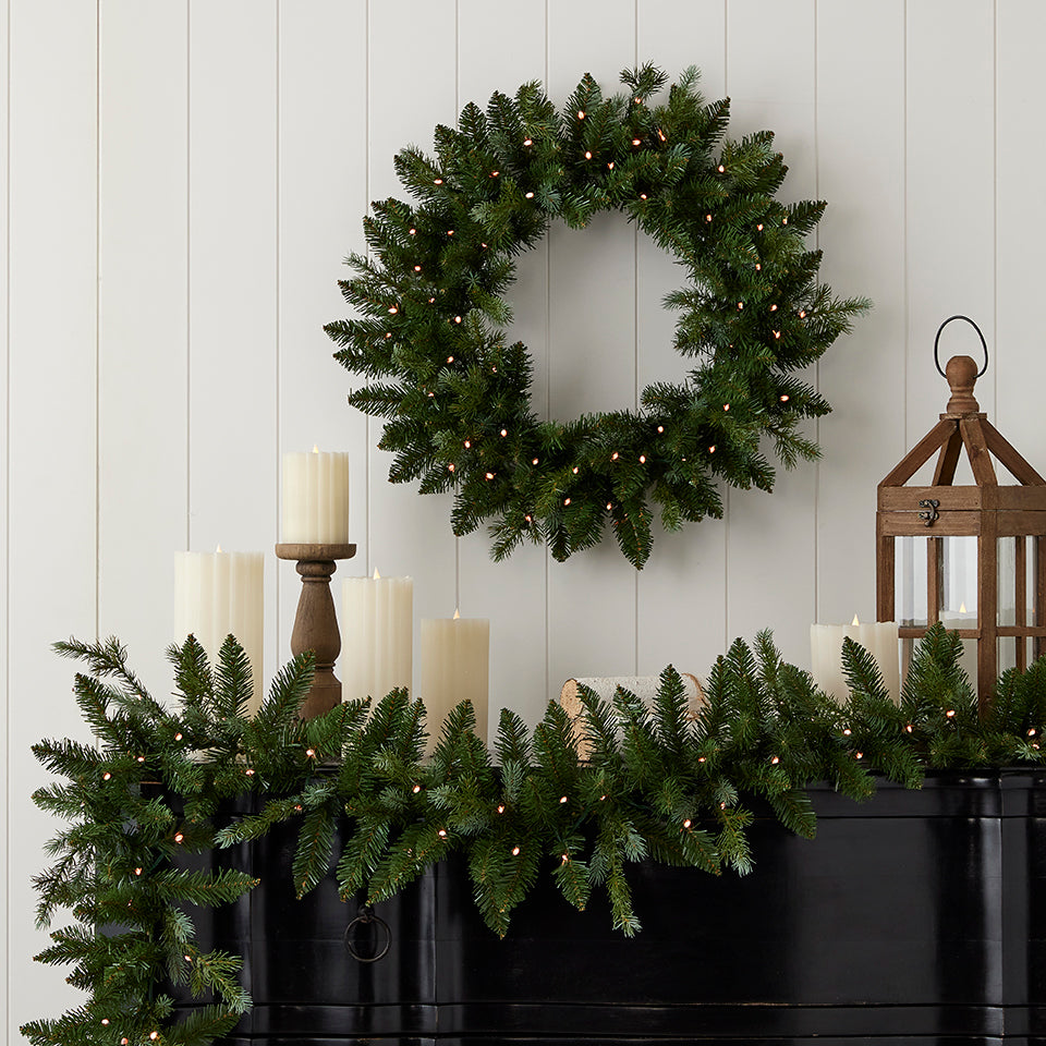Bluffton 6ft Garland with RGB Lights and Remote