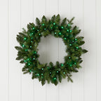 Bluffton 24" Wreath with RGB Lights and Remote