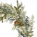Mixed Mica Foliage with Harmony Bells 9ft Garland Pre-Lit with Fairy Lights (Battery-Operated)