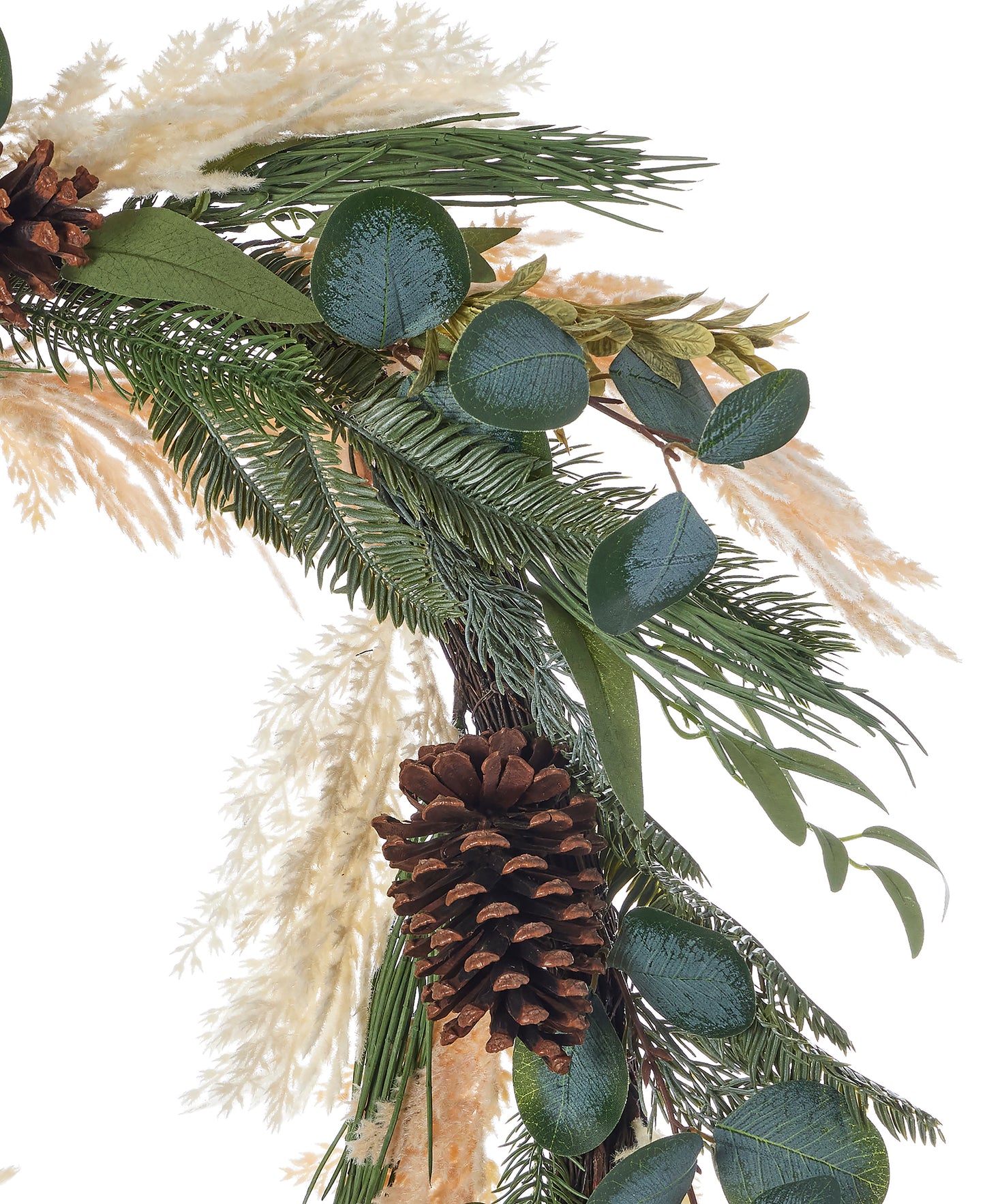 Eucalyptus and Pampas 6ft Garland