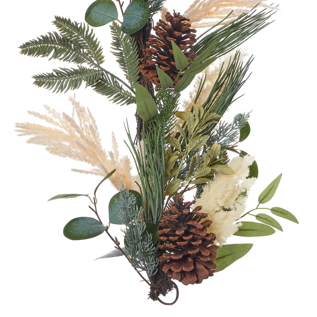 Eucalyptus and Pampas 6ft Garland