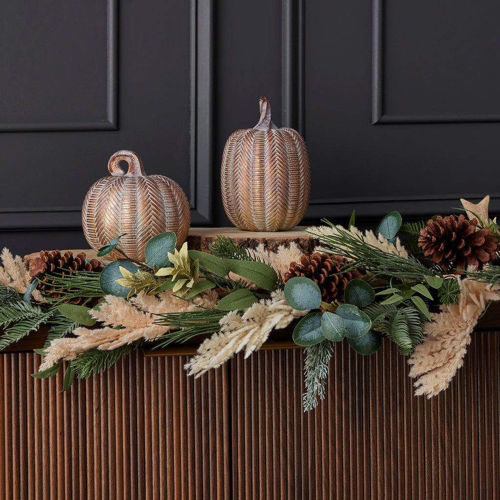 Eucalyptus and Pampas 6ft Garland