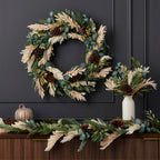 Eucalyptus and Pampas 6ft Garland