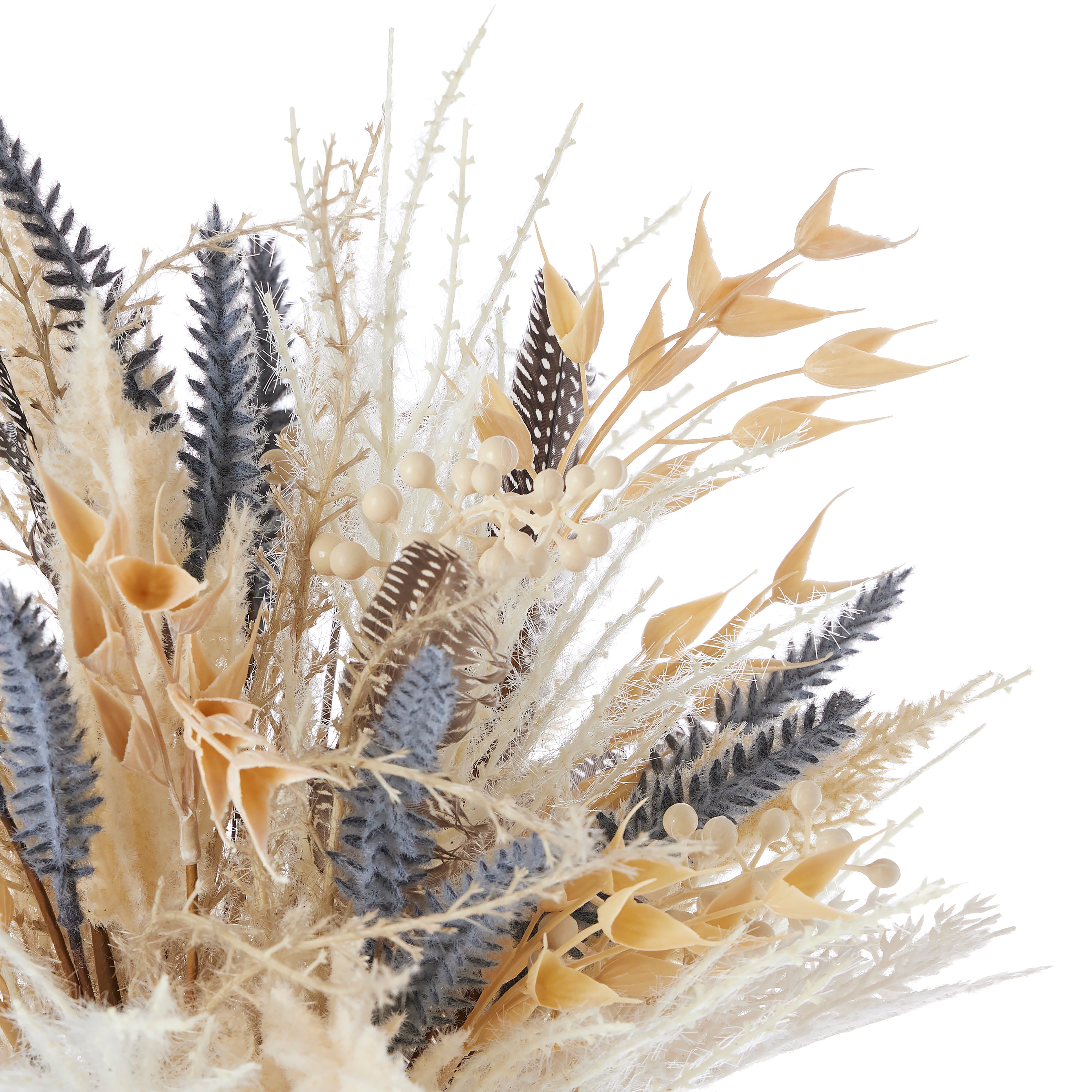 Fall Fields Bouquet with Feather and Pampas 18in Arrangement