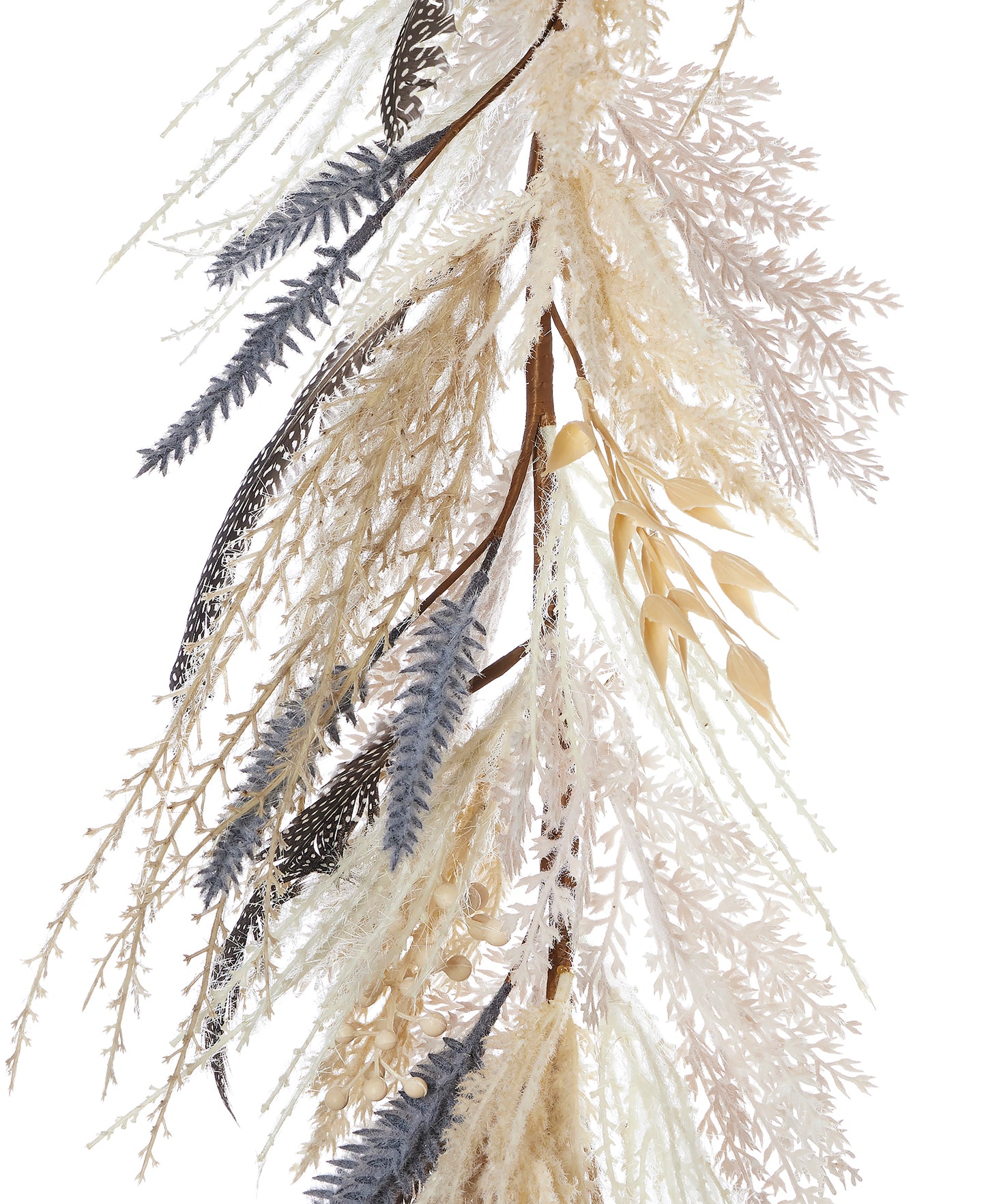 Fall Fields Bouquet with Feather and Pampas 6ft Garland