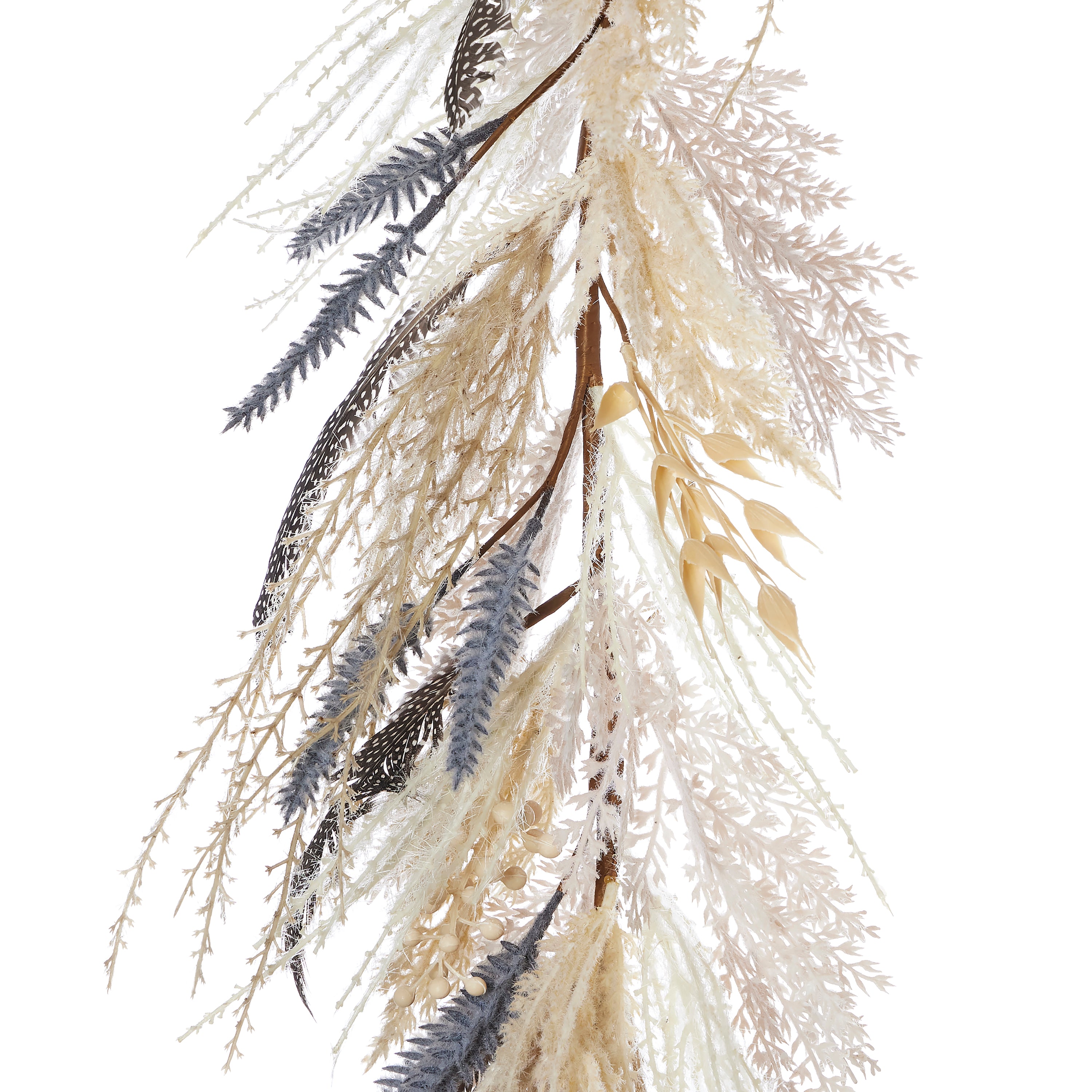 Fall Fields Bouquet with Feather and Pampas 6ft Garland