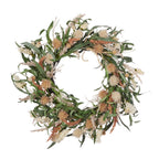 Globe Thistle Medley 24in  Wreath