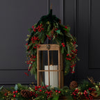 Magnolia Leaf, Eucalyptus, and Berry 30in Swag (Battery-Operated)