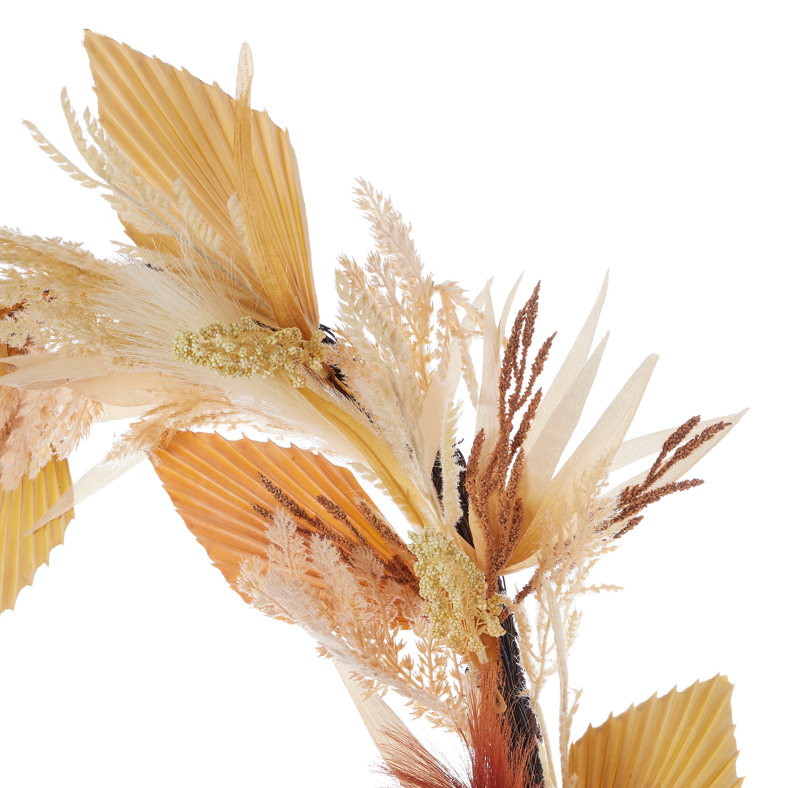 Pampas and Palm 6' Garland