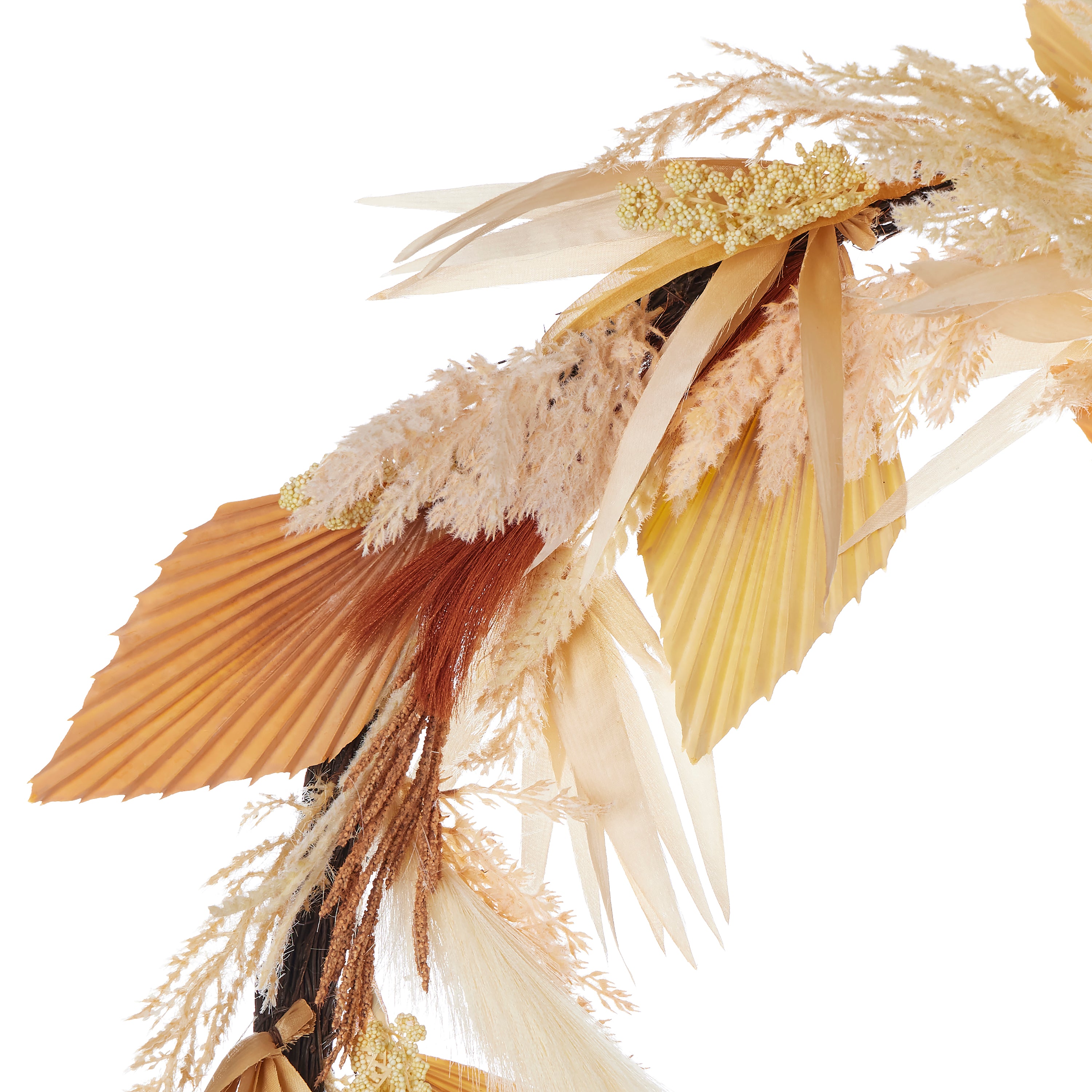 Pampas and Palm 6' Garland