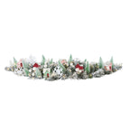 Snowy Cottage Pre-lit 60in Mantel Swag (Battery-Operated)