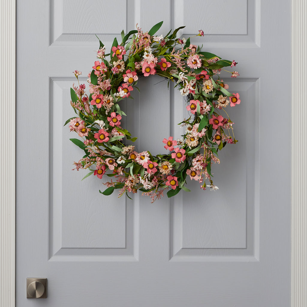 Summer Posey 24in Wreath