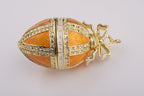 Orange Russian Egg Hanging of a Tree Branch
