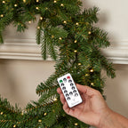 Dakota Pine 24in Wreath, 50 Dual LED Lights w/ 9 functions (Battery-Operated)