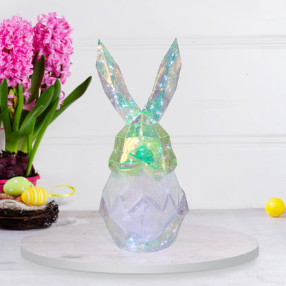 Prismatic Iridescent Gnome Bunny - Milo 16in