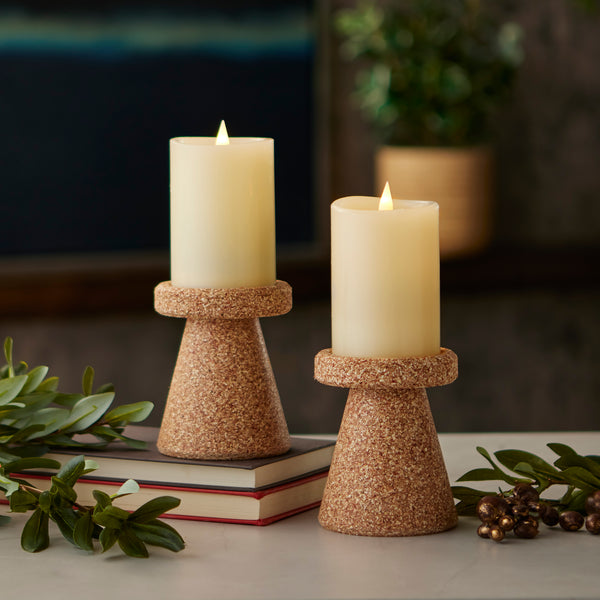 Classic Round Flameless Candle 2pc Set – Seasonal LLC