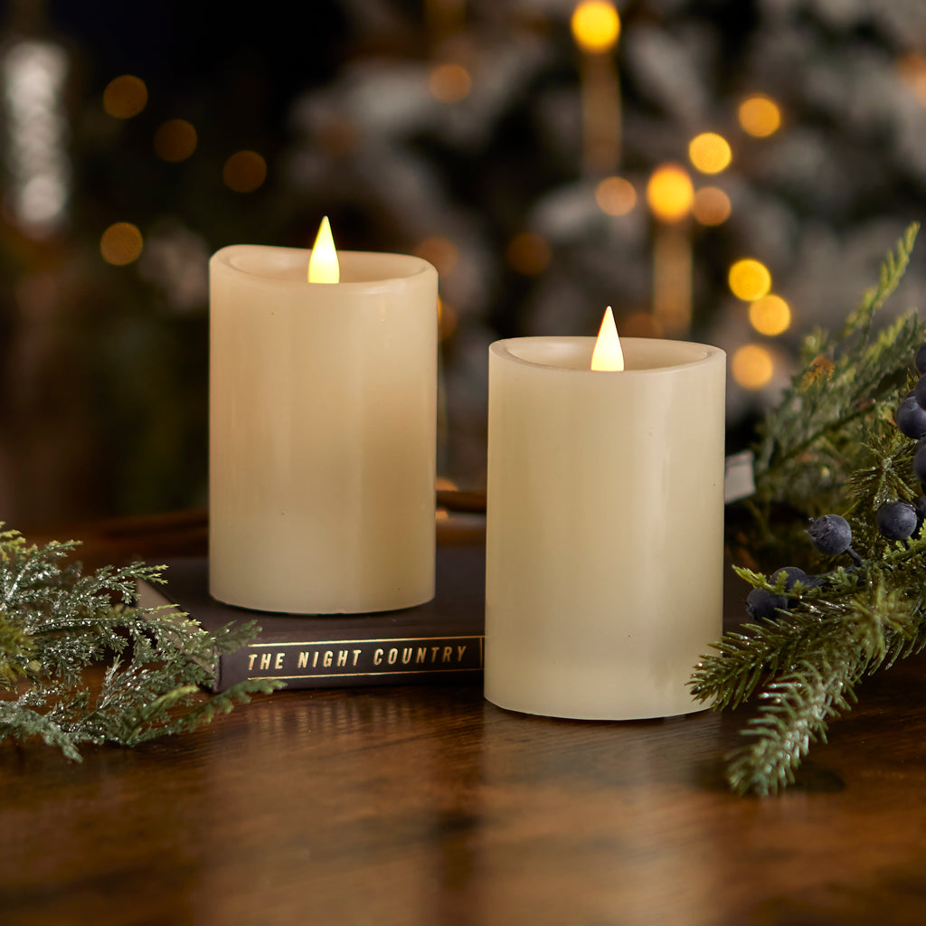 Classic Motion Flameless Candle 2pc Set