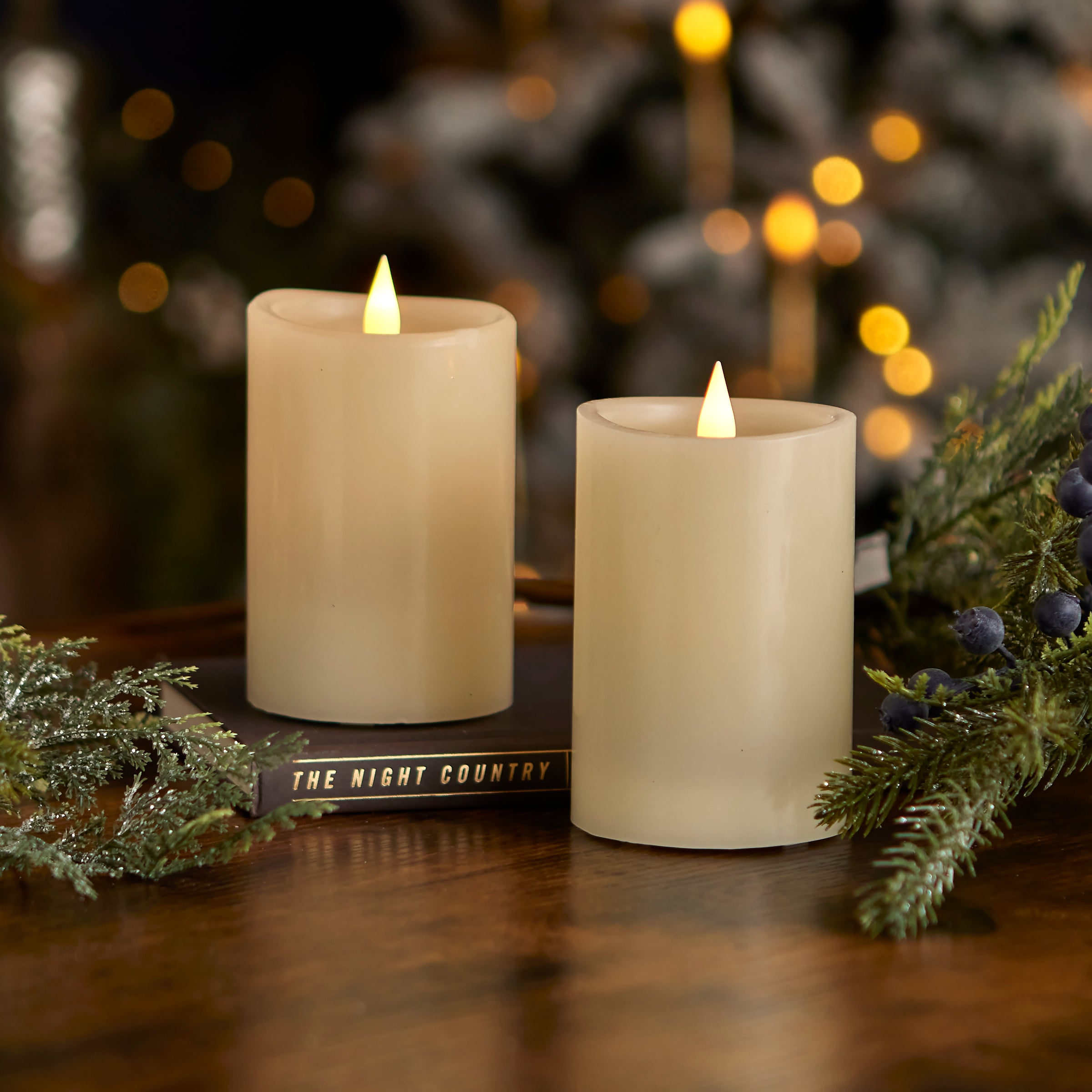Classic Motion Flameless Candle 2pc Set