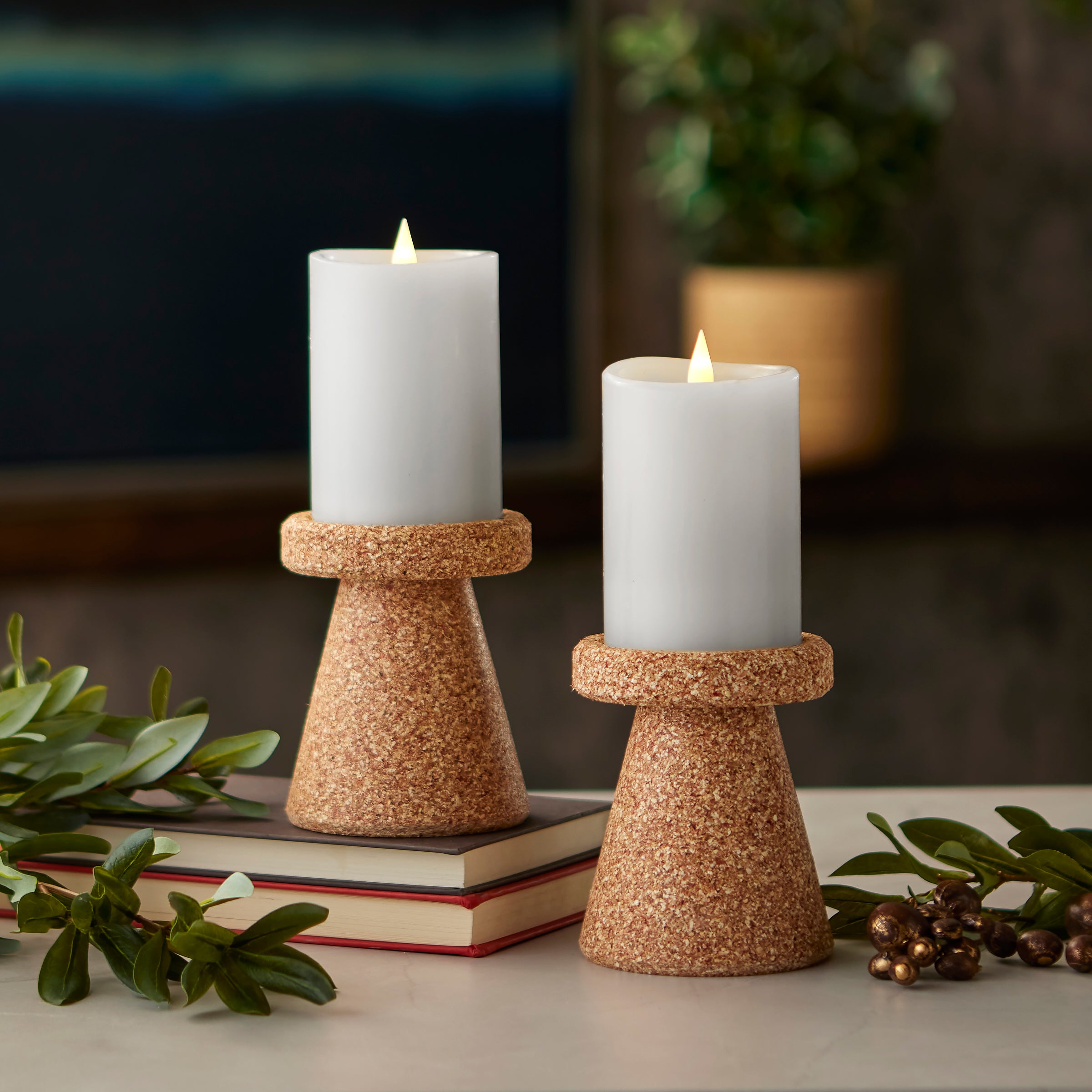 Classic Motion Flameless Candle 2pc Set