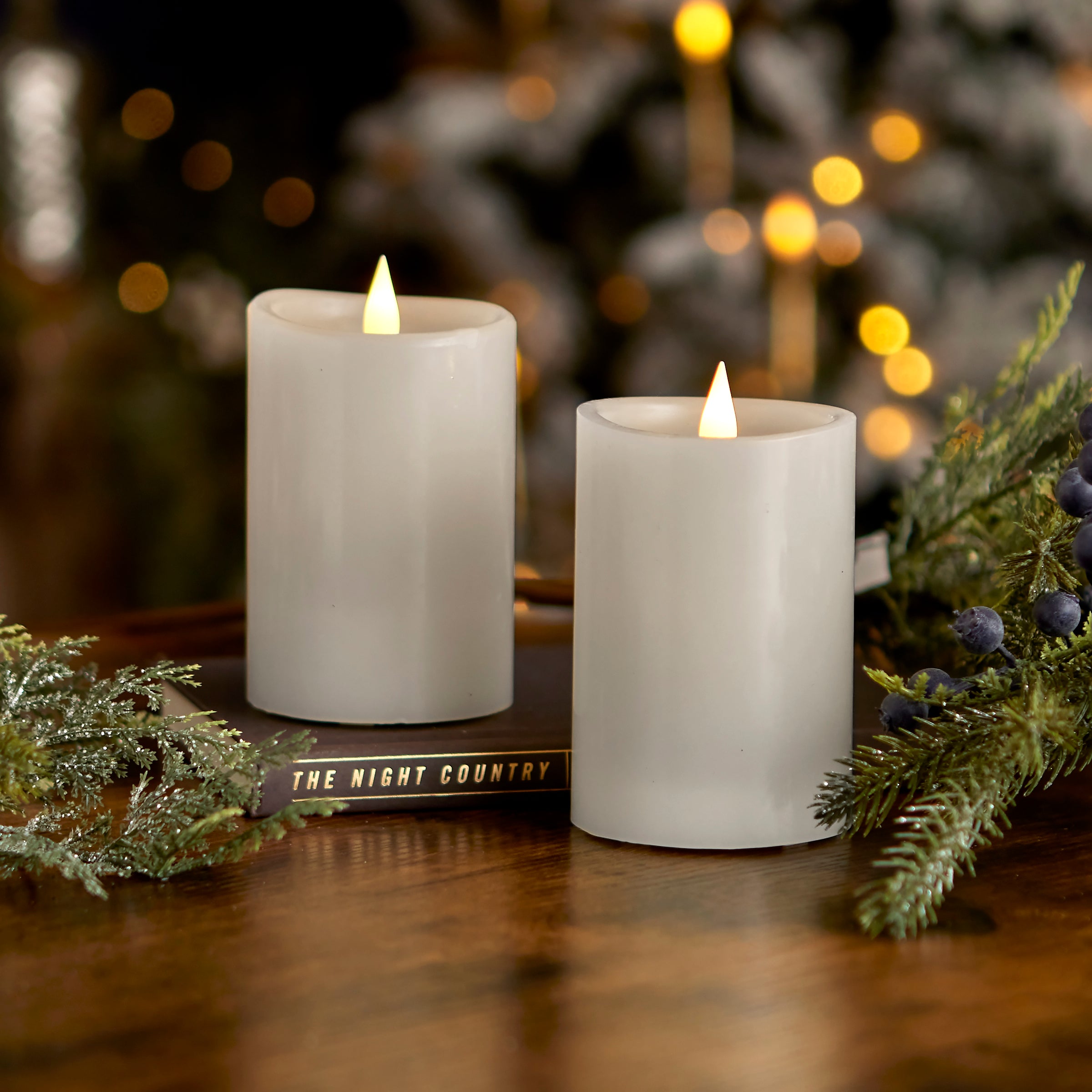 Classic Motion Flameless Candle 2pc Set
