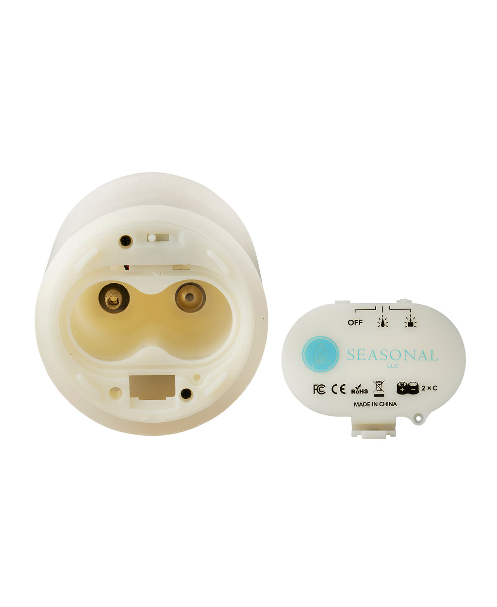 Classic Motion Flameless Candle 2pc Set