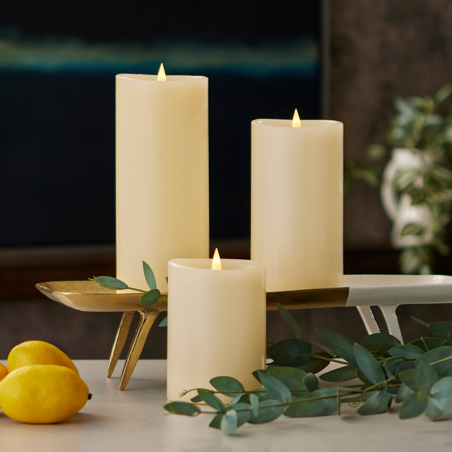 Classic Motion Flameless Candle 3pc Set