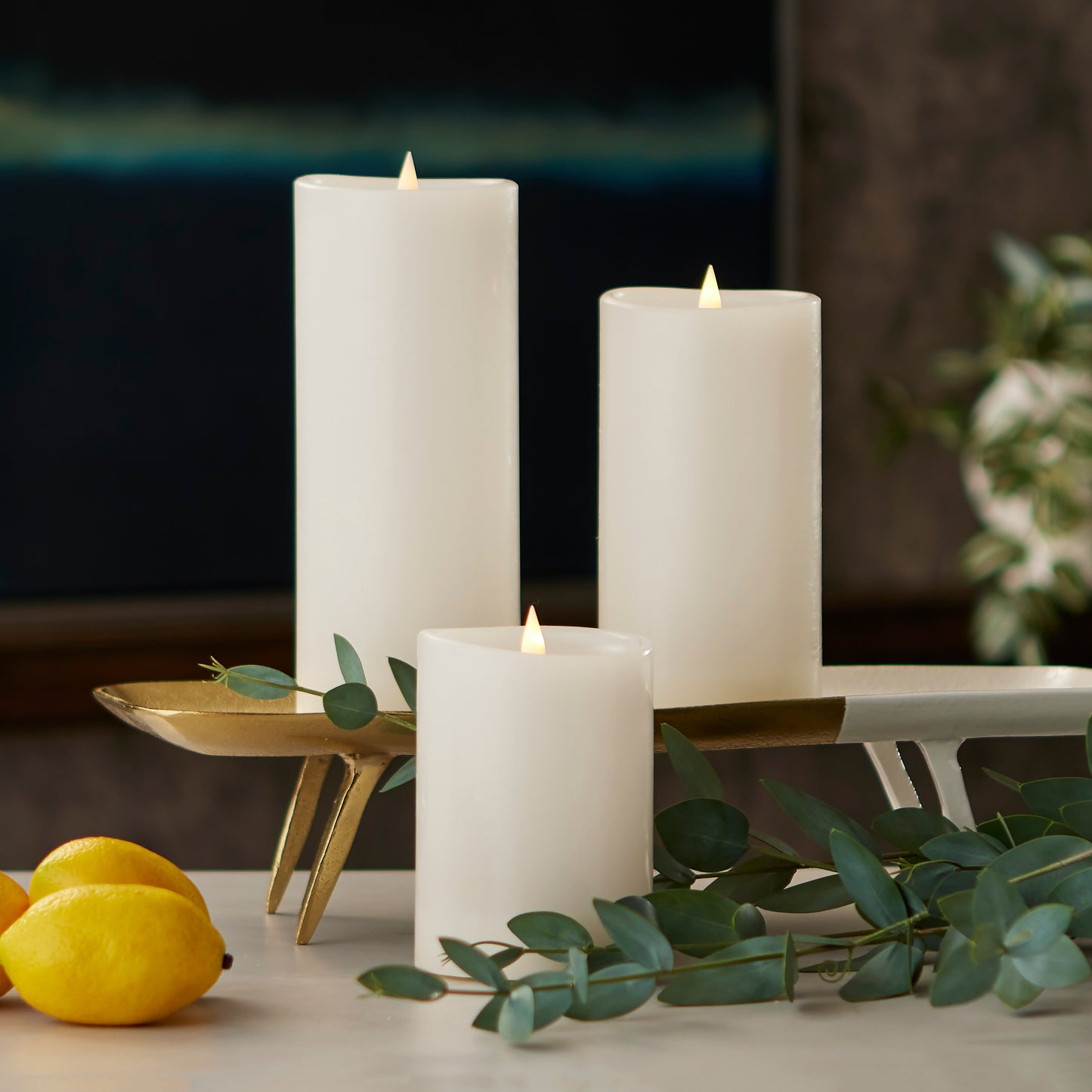 Classic Motion Flameless Candle 3pc Set